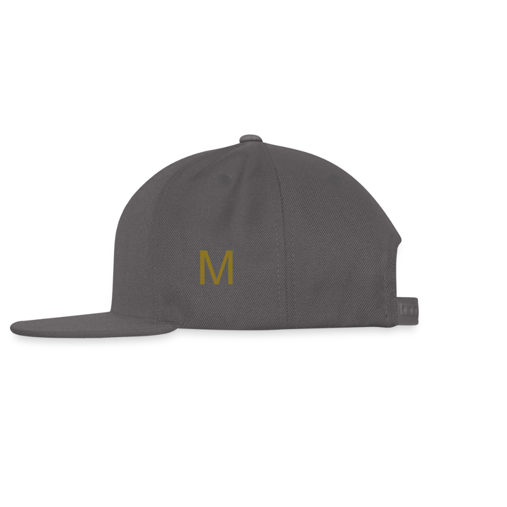 Snapback Baseball Cap OPULENCE AP - dark grey
