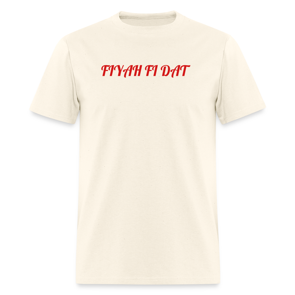 Men's T-Shirt | GILDAN 5000 FIYAH FI DAT - sweet cream heather