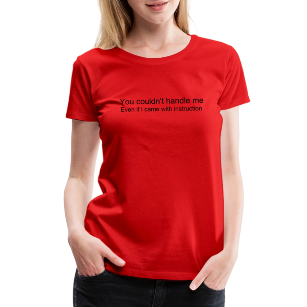 Women’s Premium T-Shirt WOMEN POWER - red