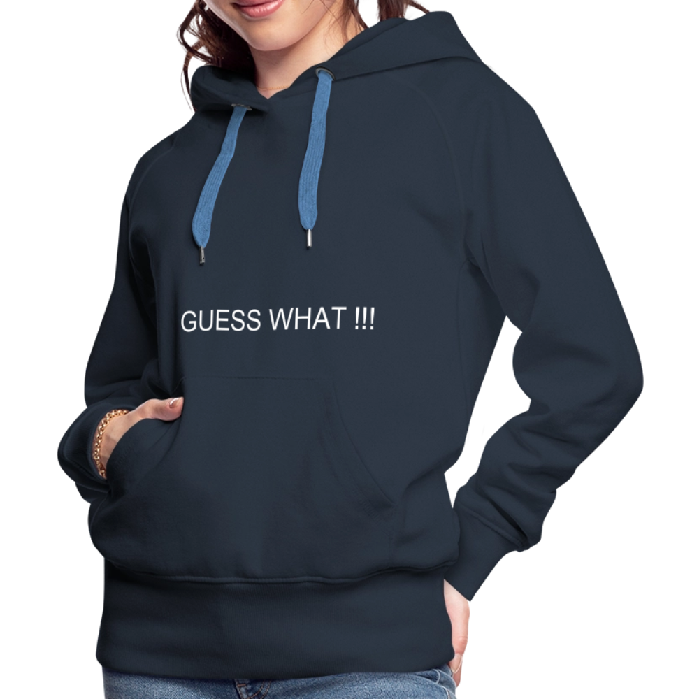Women’s Premium Hoodie I AM A BOSS OF MY OWN PATH - navy
