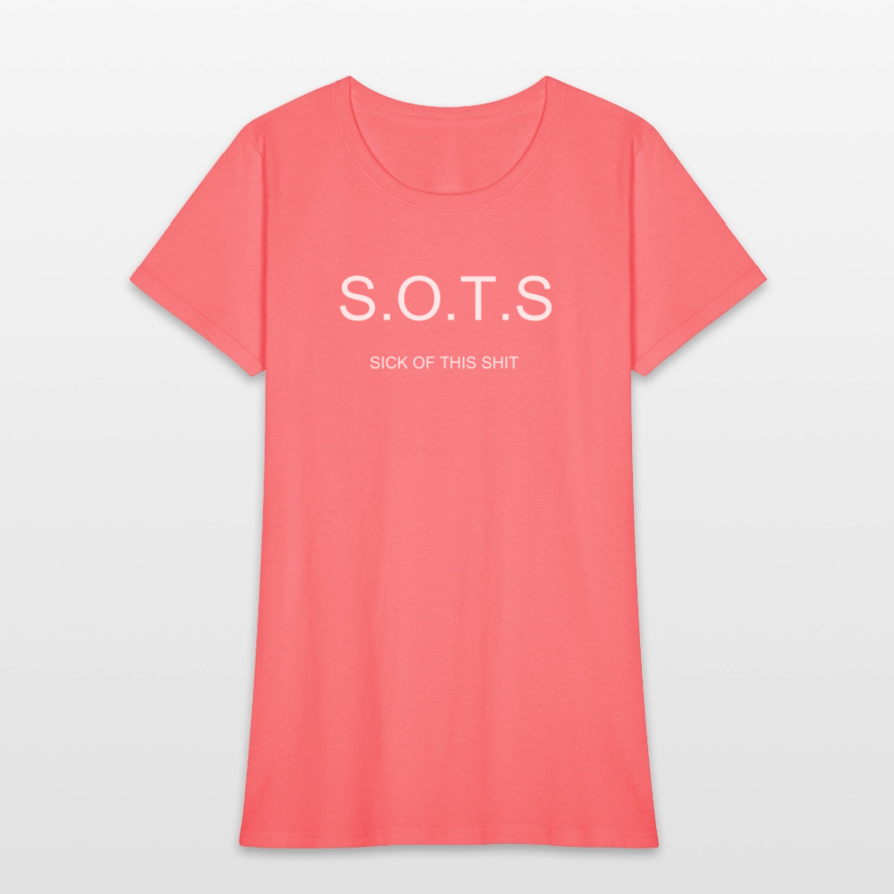 Women's T-Shirt S.O.T.S - coral