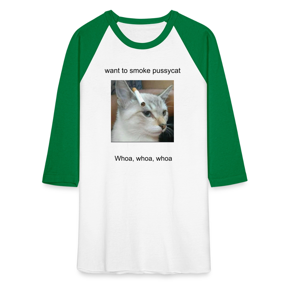 Baseball T-Shirt - white/kelly green
