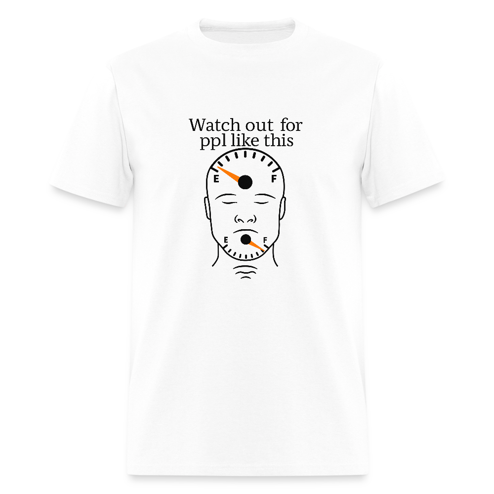 Men's T-Shirt | GILDAN 5000 EMPTY HEAD FULL MOUTH - white