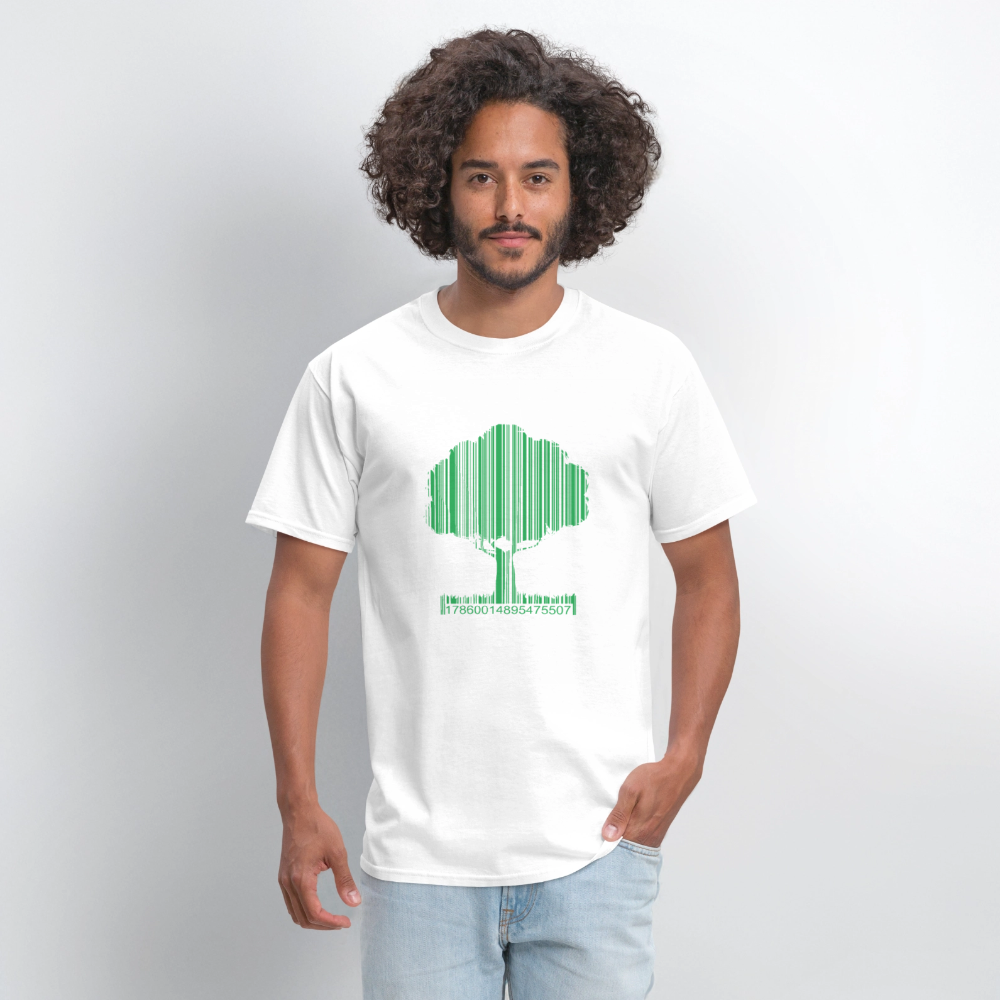 Men's T-Shirt | GILDAN 5000 EVER GREEN - white