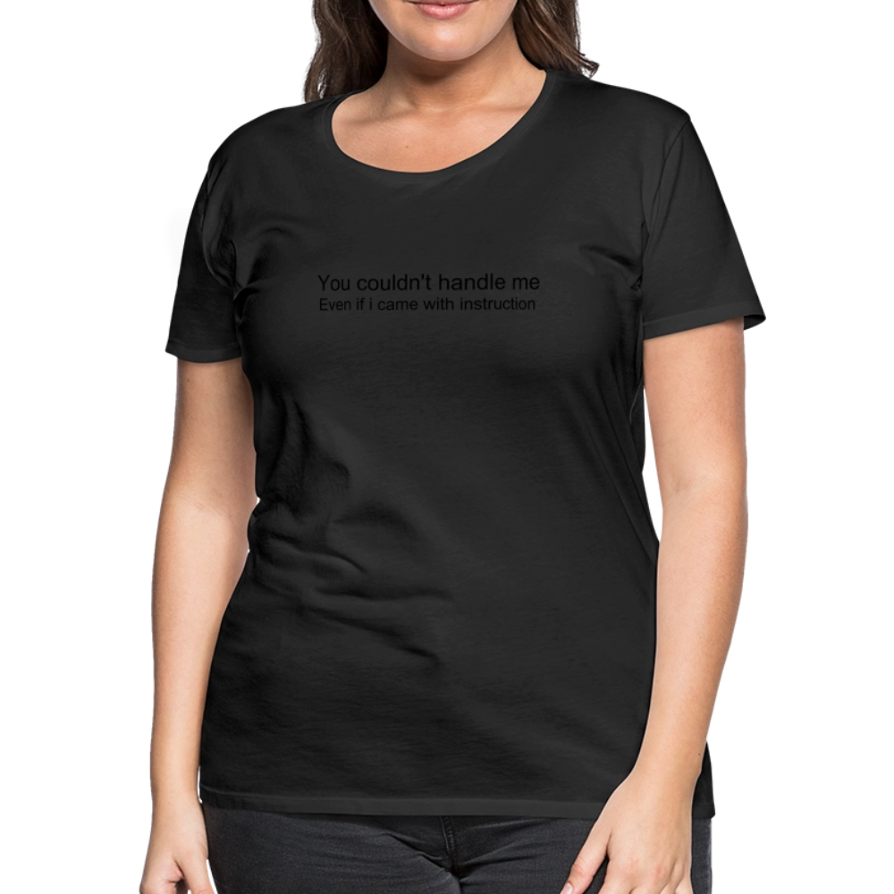 Women’s Premium T-Shirt WOMEN POWER - black