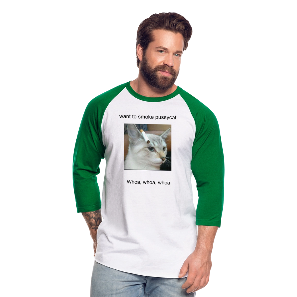 Baseball T-Shirt - white/kelly green