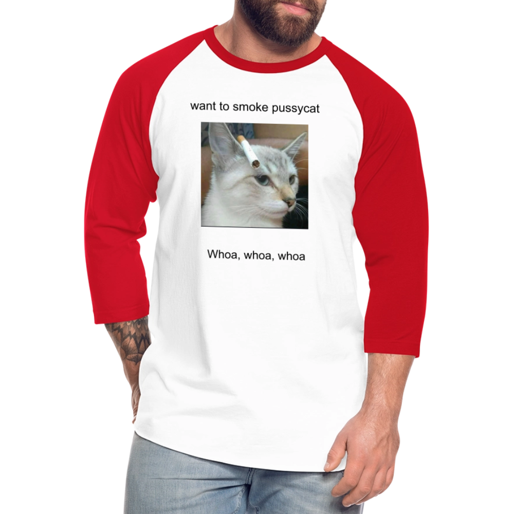 Baseball T-Shirt - white/red