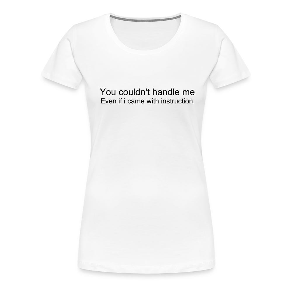 Women’s Premium T-Shirt WOMEN POWER - white
