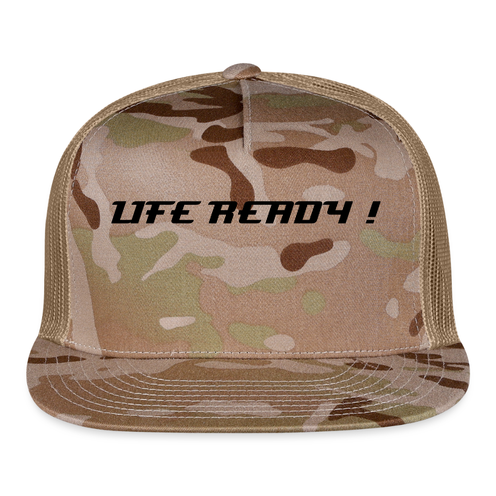Trucker Hat LIFE READY ! - MultiCam\tan