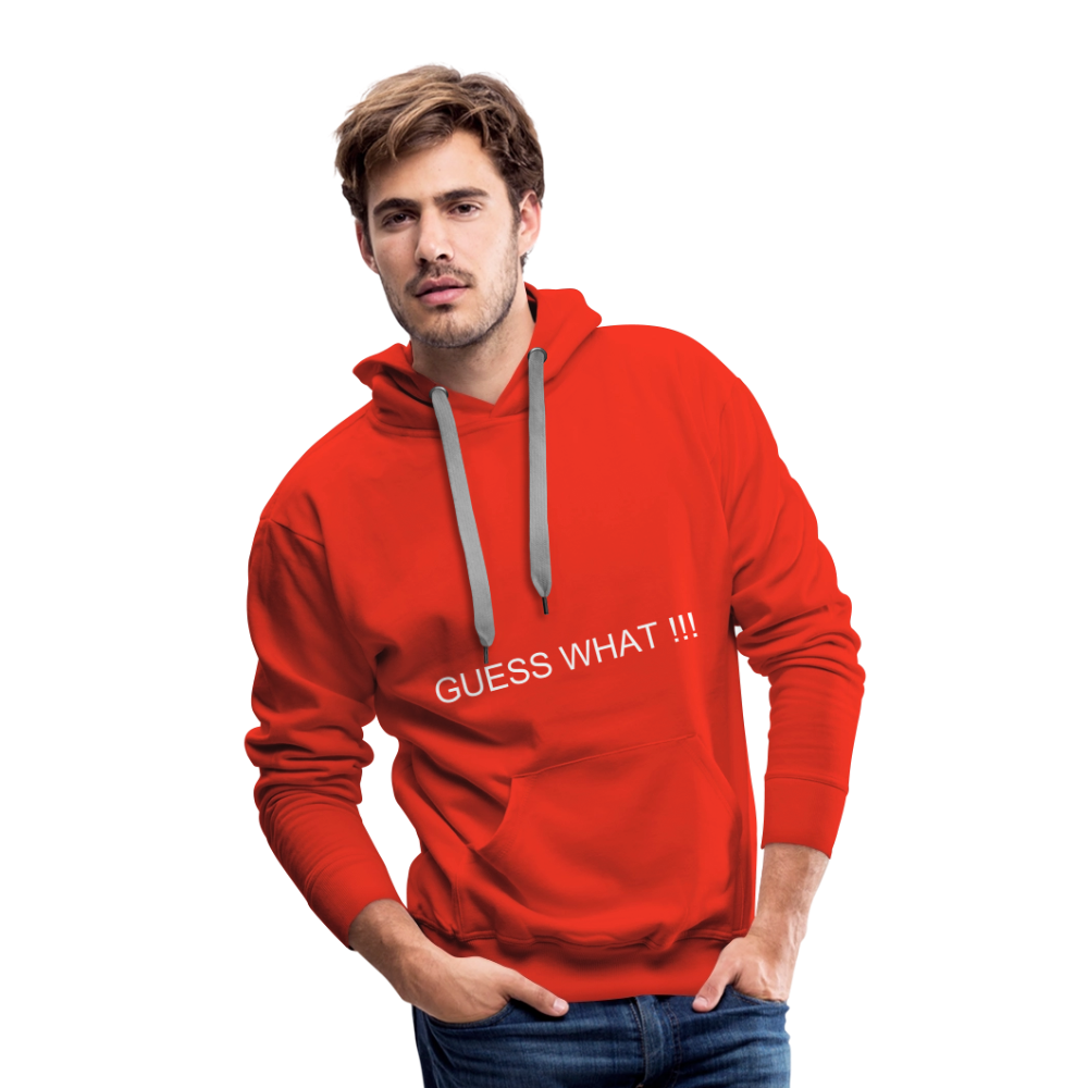 Men’s Premium Hoodie CHIN UP - red