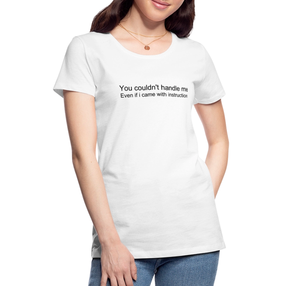 Women’s Premium T-Shirt WOMEN POWER - white