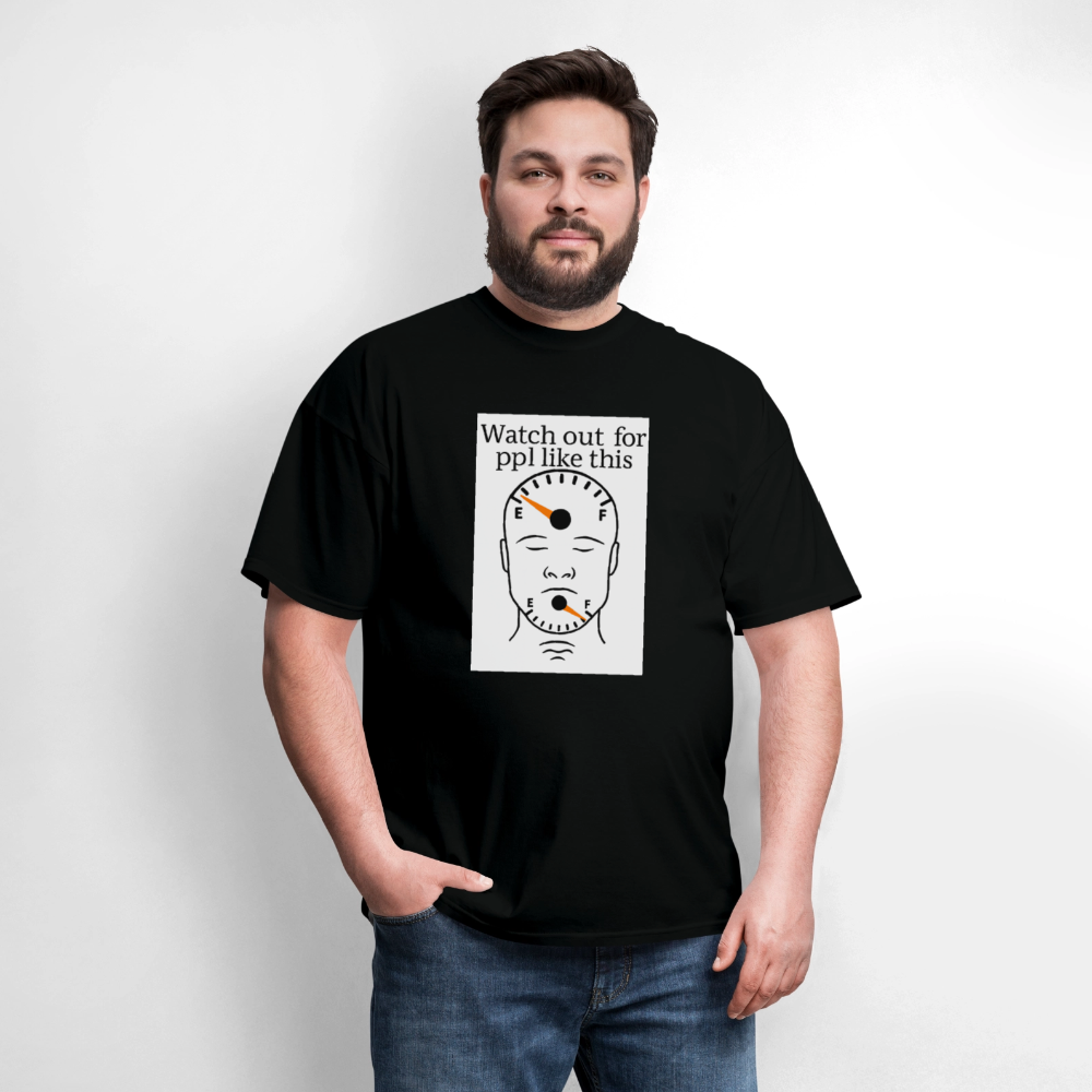 Men's T-Shirt | GILDAN 5000 EMPTY HEAD FULL MOUTH - black