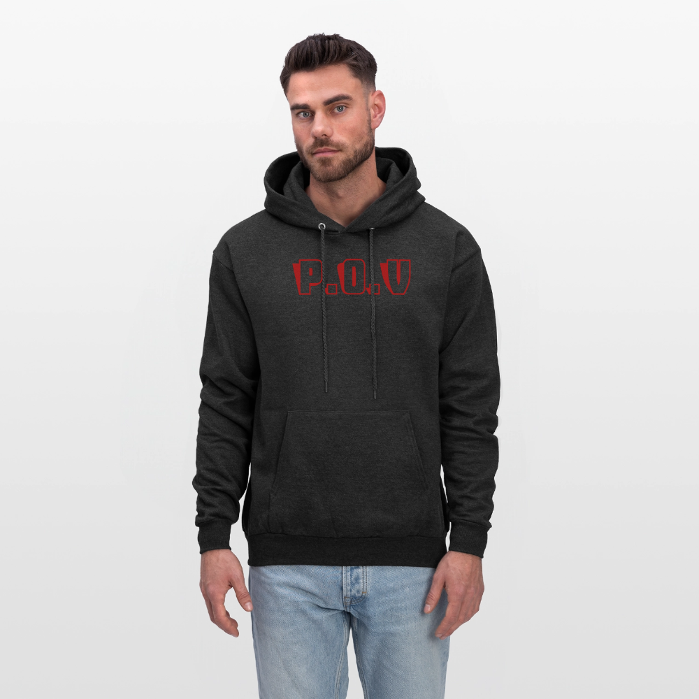 Men's Hoodie P.O.V - charcoal grey