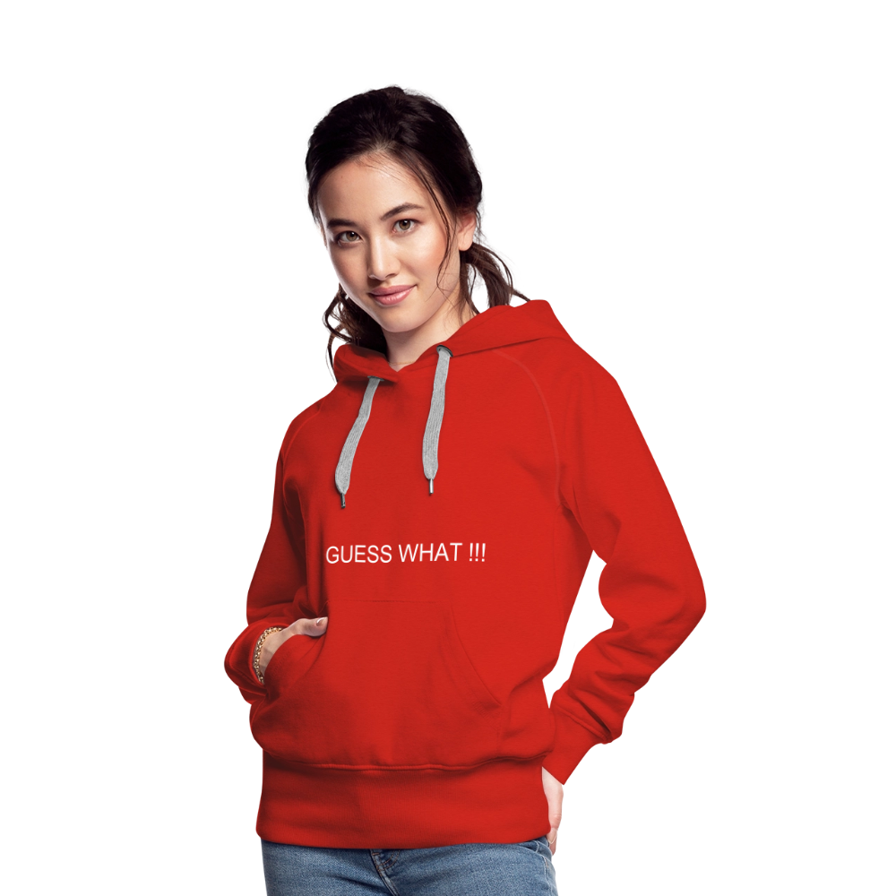 Women’s Premium Hoodie I AM A BOSS OF MY OWN PATH - red