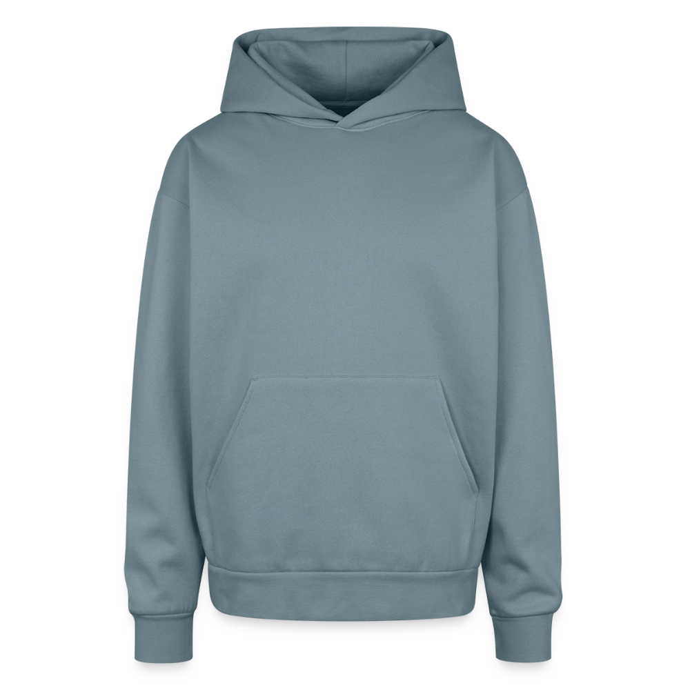 Oversized Hooded Sweatshirt - stone blue