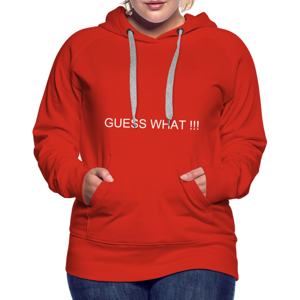 Women’s Premium Hoodie I AM A BOSS OF MY OWN PATH - red