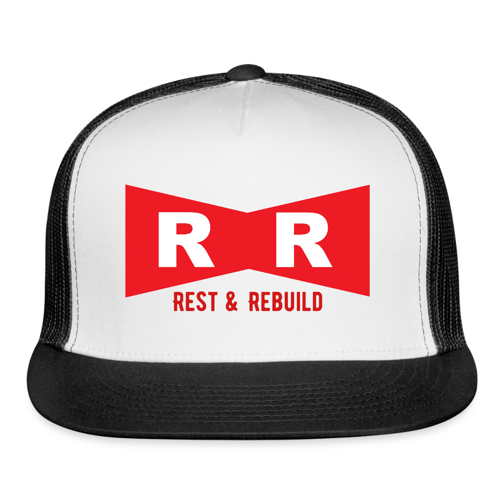 Trucker Hat R&R REST & REBUILD - white/black