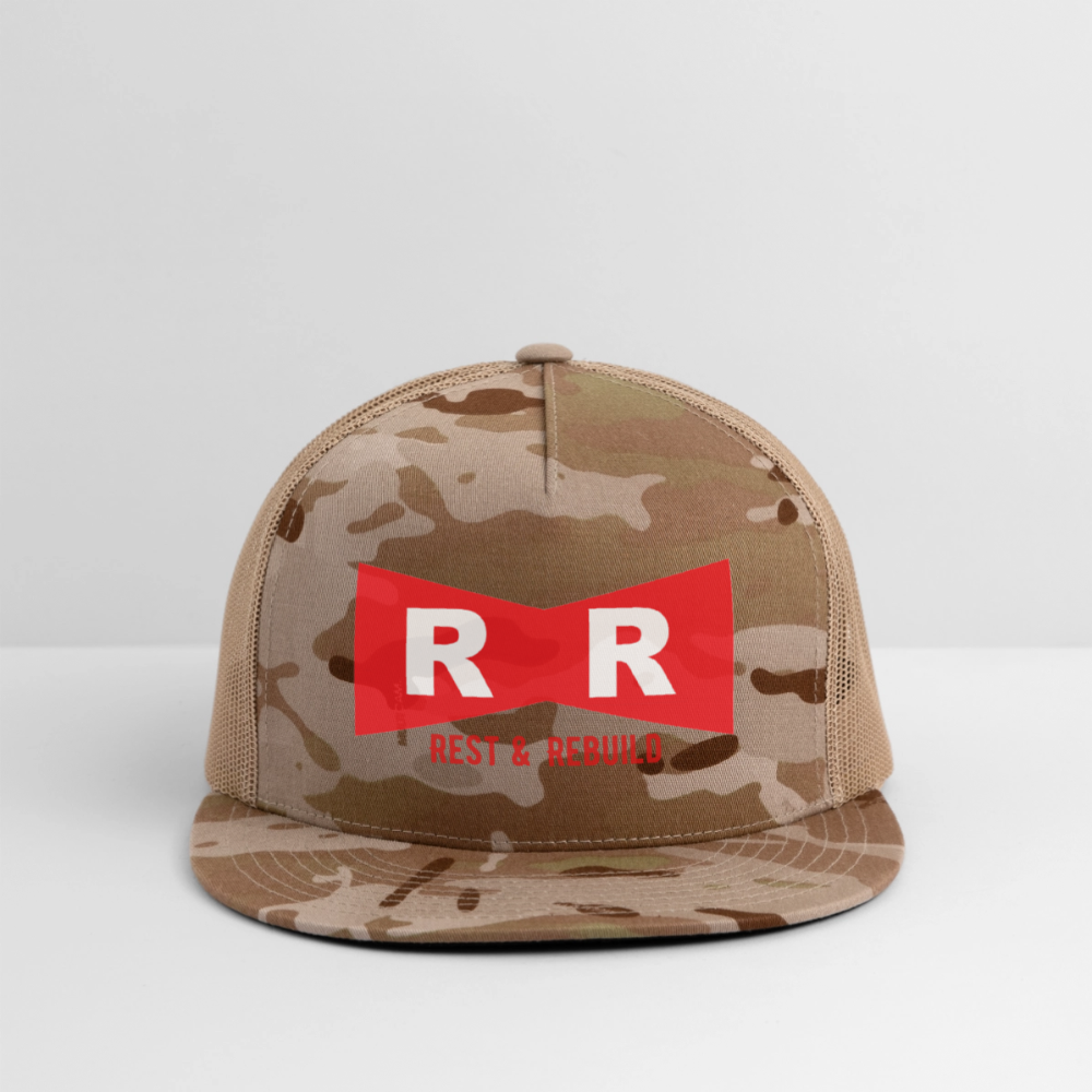 Trucker Hat R&R REST & REBUILD - MultiCam\tan