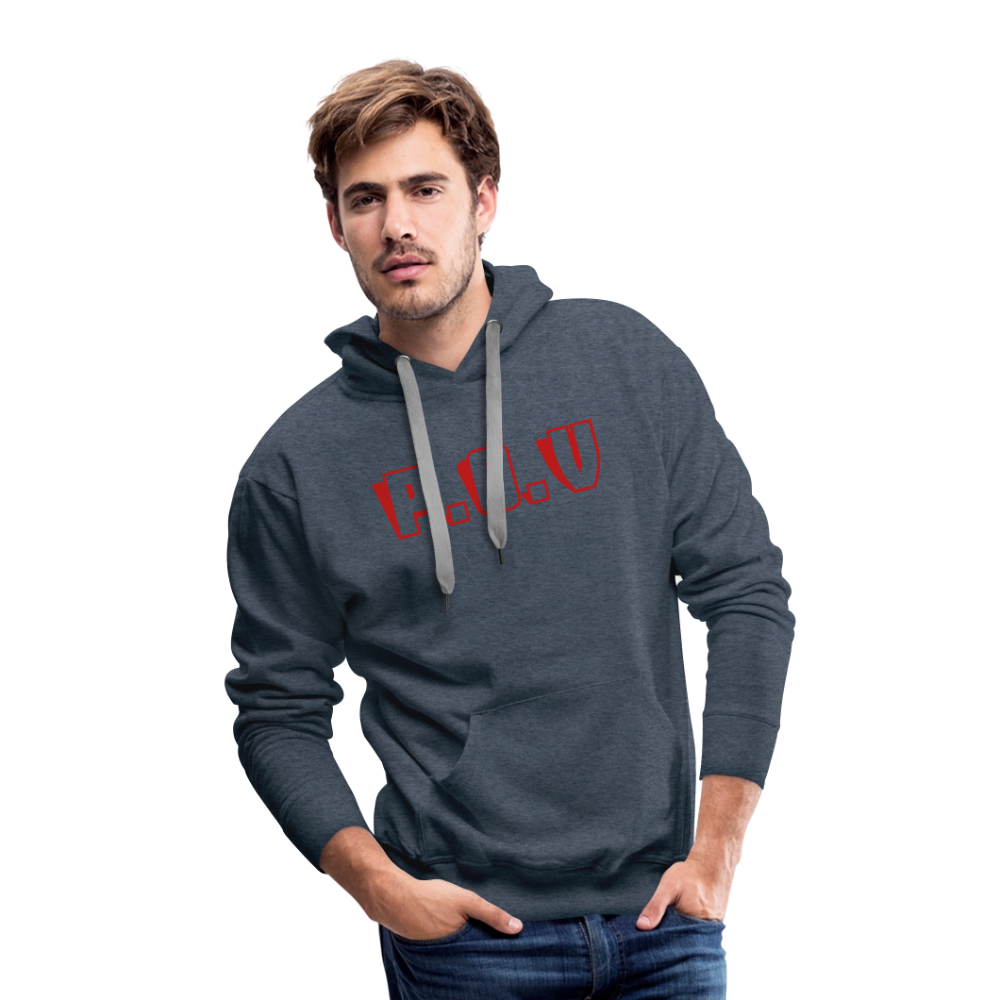 Men’s Premium Hoodie P.O.V - heather denim