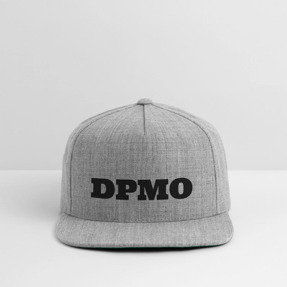 Snapback Baseball Cap DPMO - heather gray