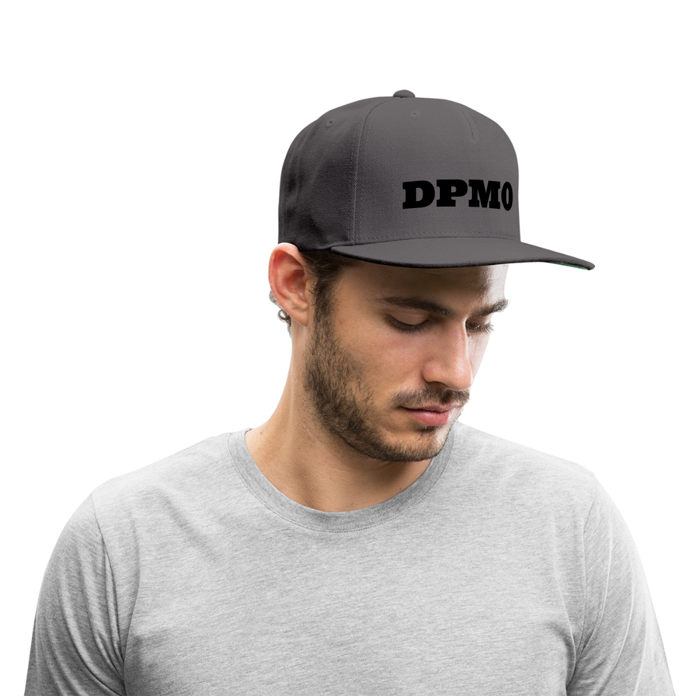 Snapback Baseball Cap DPMO - dark grey