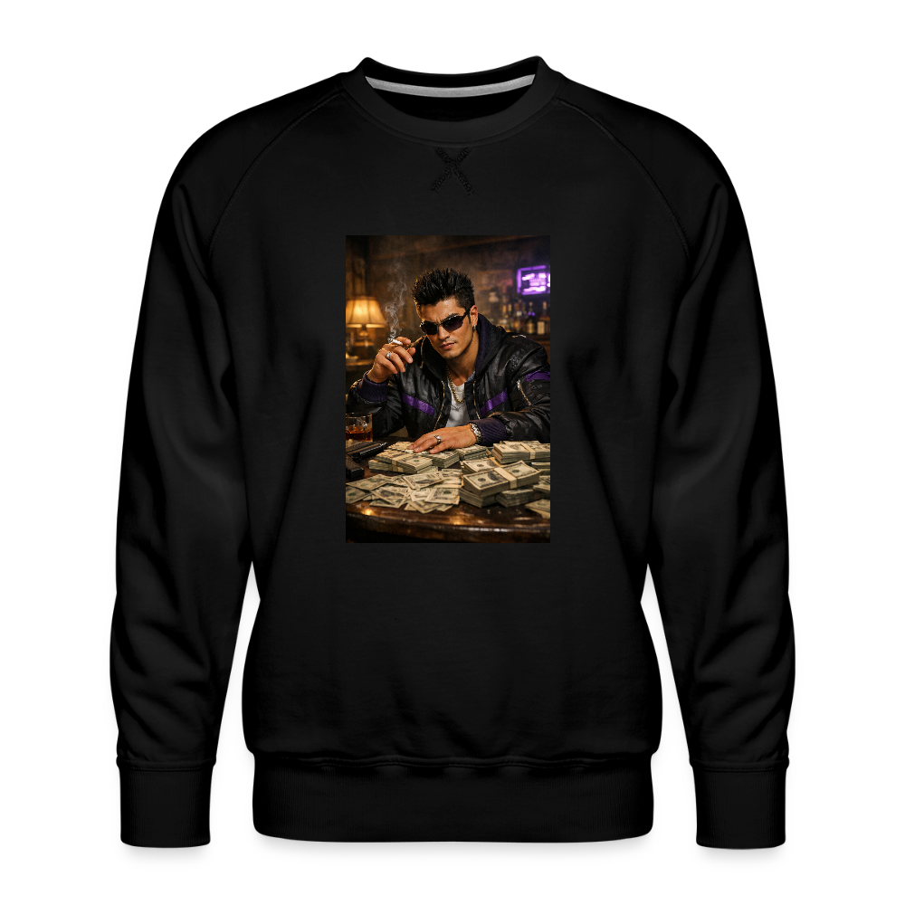 Men’s Premium Sweatshirt SAINTS GAT - black