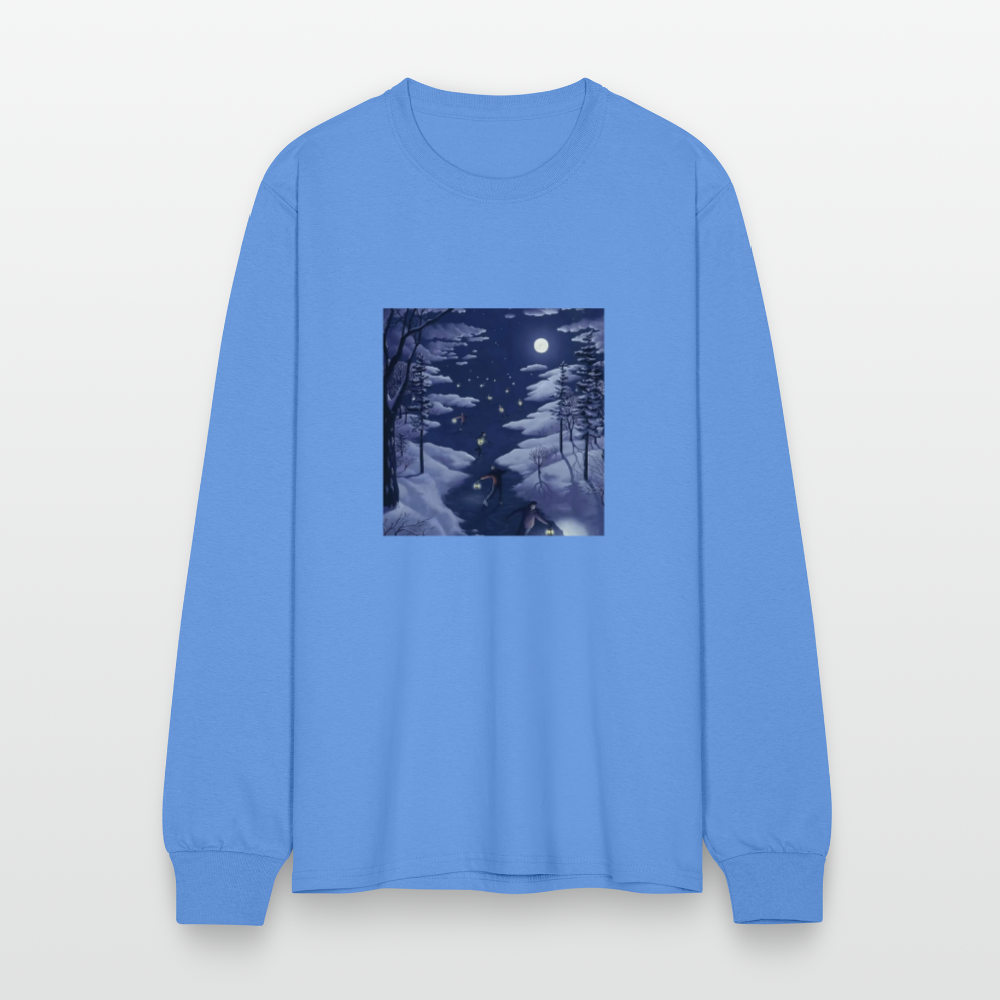 Men's Long Sleeve T-Shirt - carolina blue