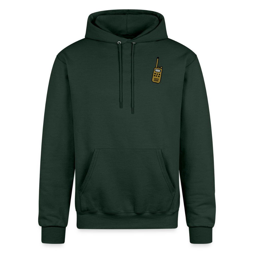 Champion Unisex Powerblend Hoodie WALKIE TALKIE - Dark Green