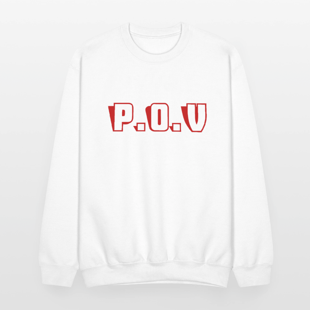 Crewneck Sweatshirt P.O.V - white