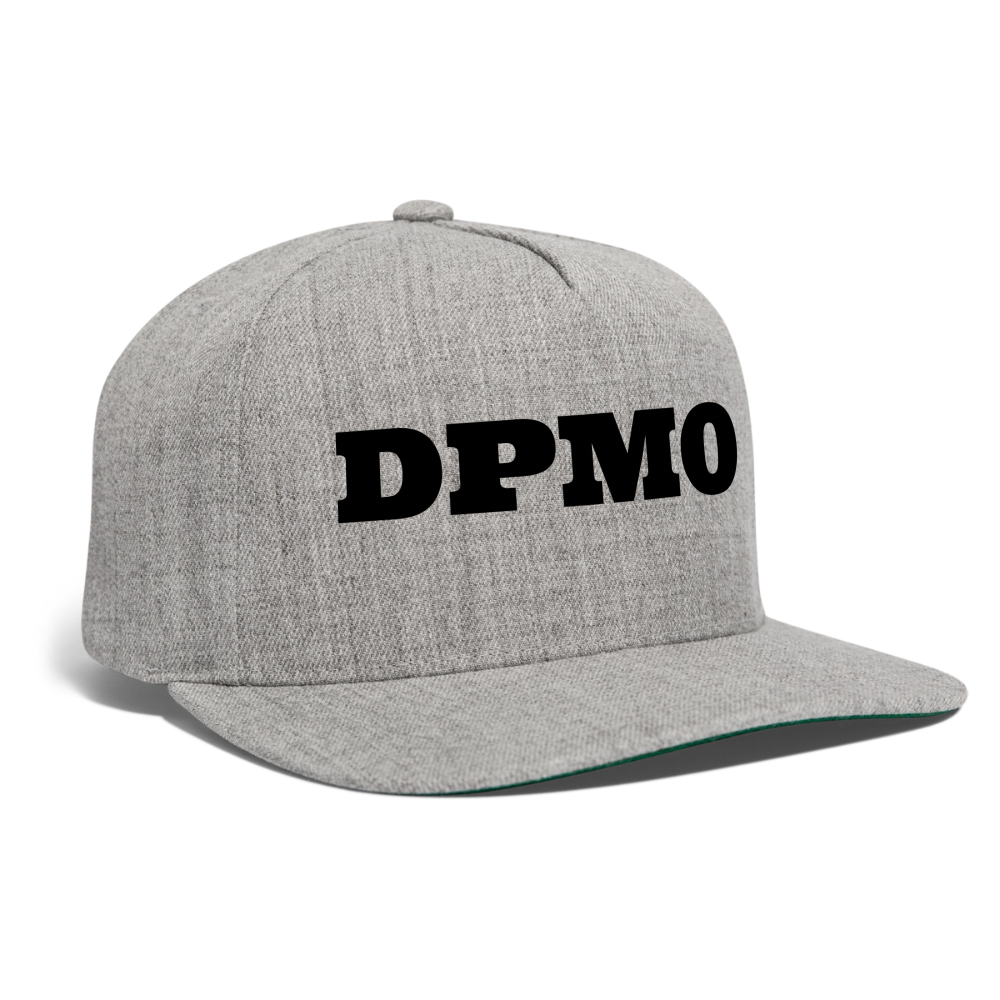 Snapback Baseball Cap DPMO - heather gray