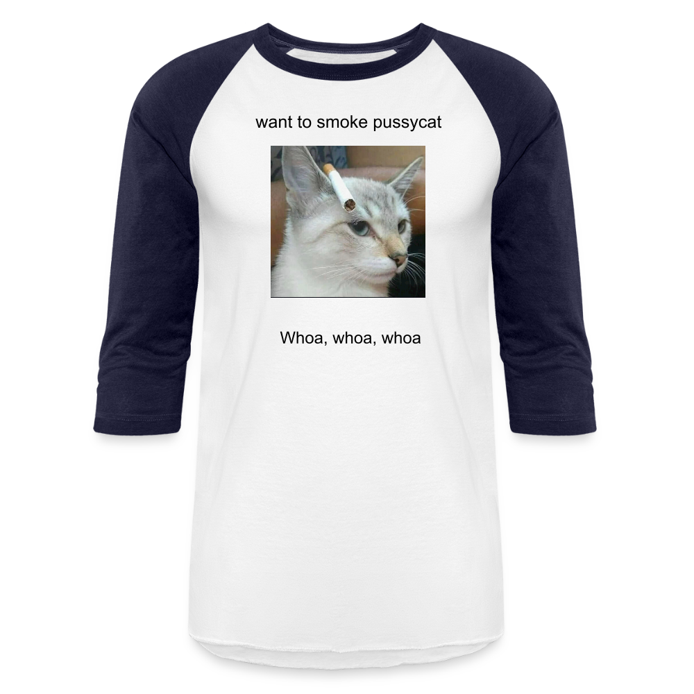 Baseball T-Shirt - white/navy