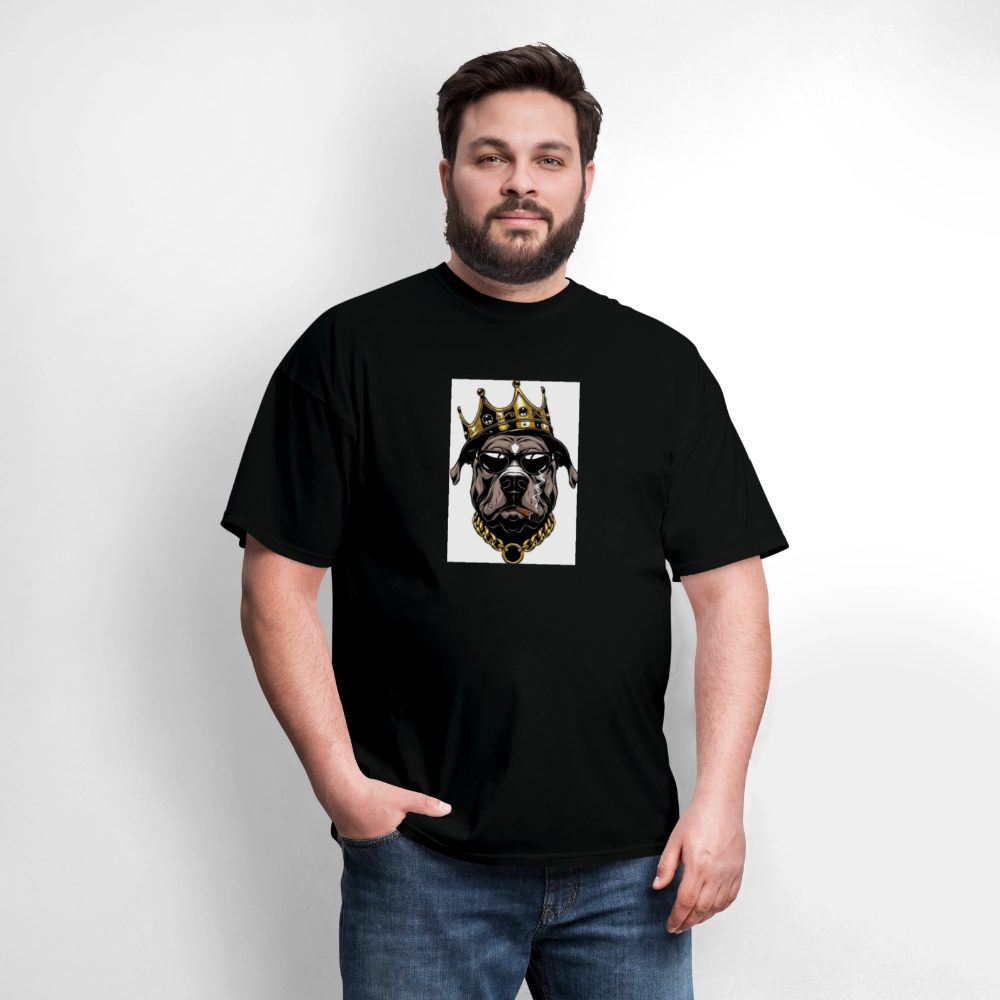 Men's T-Shirt | GILDAN 5000 KING K9 - black