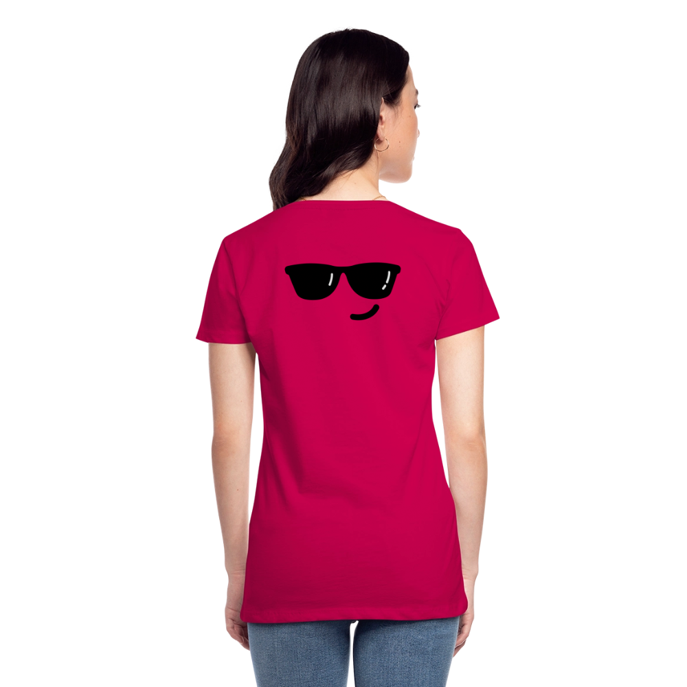 Women’s Premium T-Shirt WOMEN POWER - dark pink