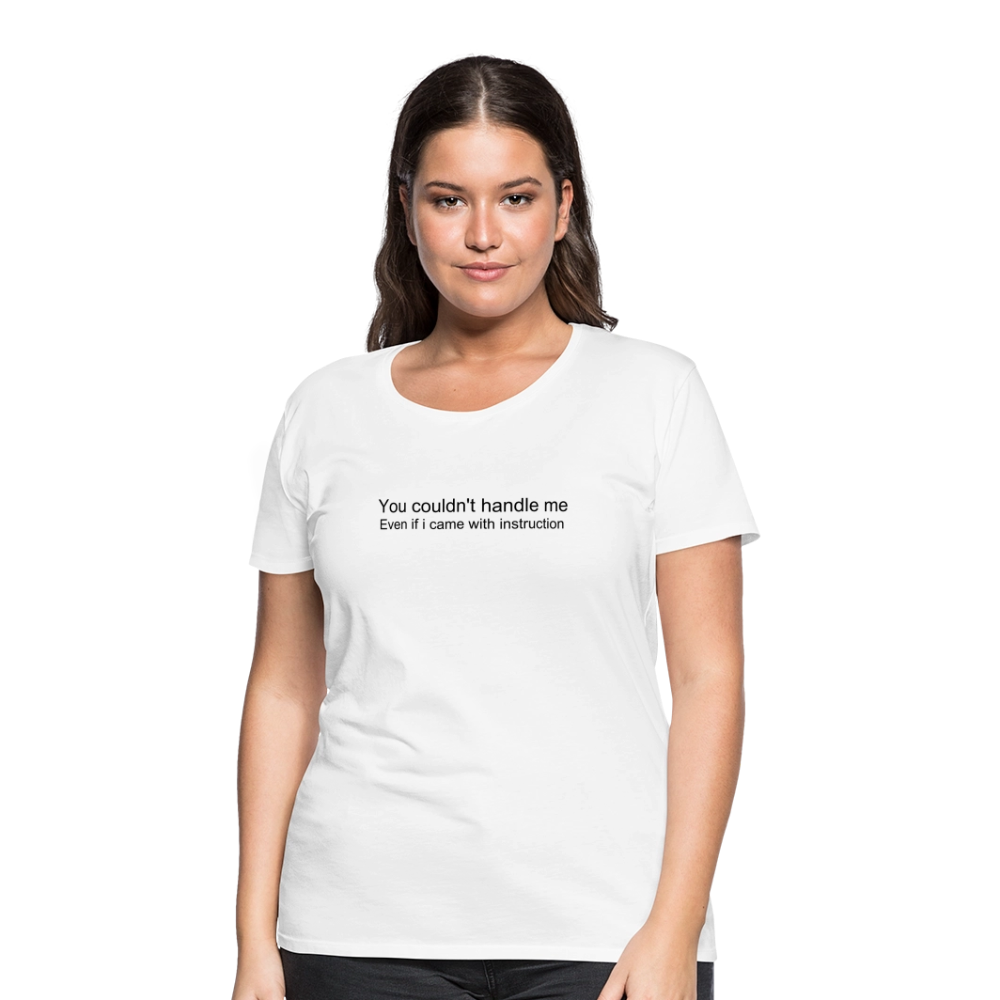 Women’s Premium T-Shirt WOMEN POWER - white