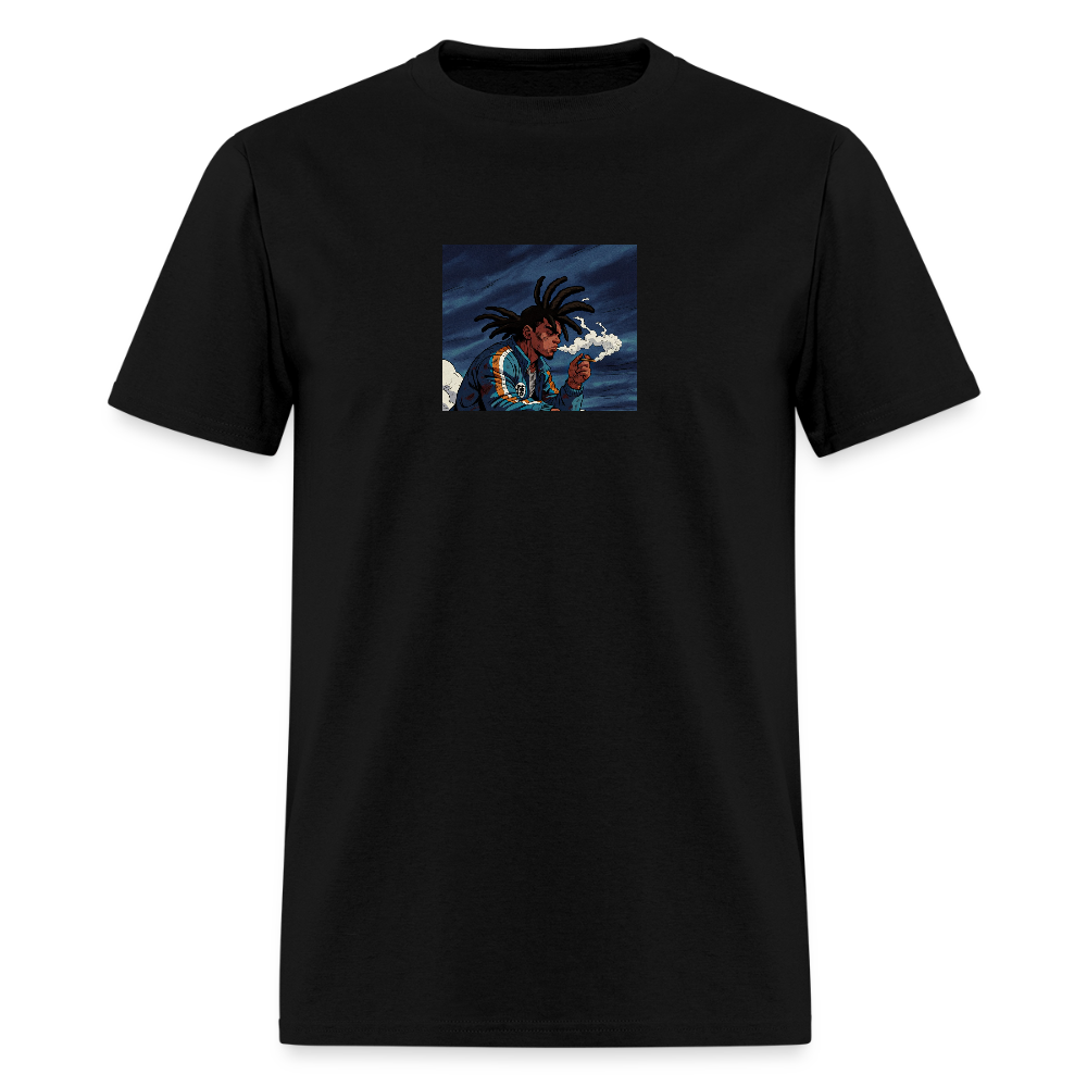 Men's T-Shirt | GILDAN 5000 RASTA KU - black