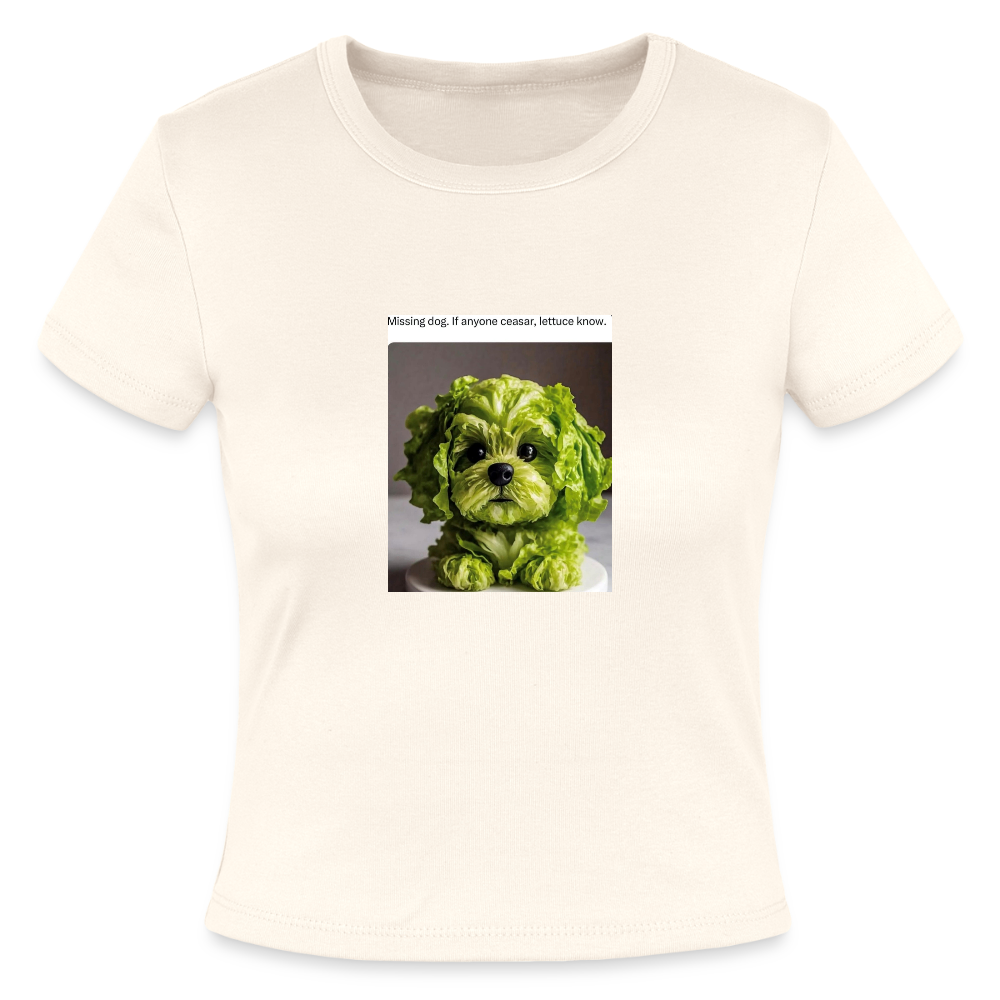 Ladies Micro Rib Baby Tee FLUFFY - natural