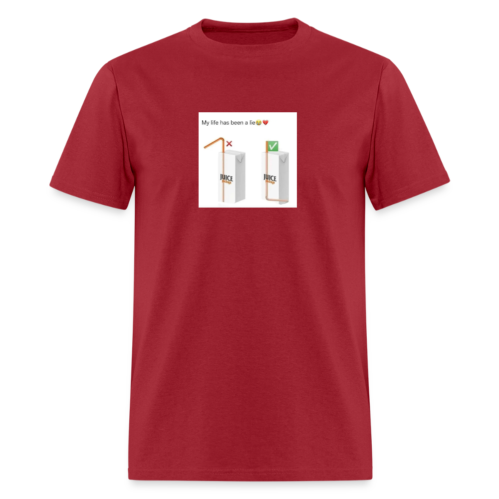 Men's T-Shirt | GILDAN 5000 DIFFRENT DRINK - dark red