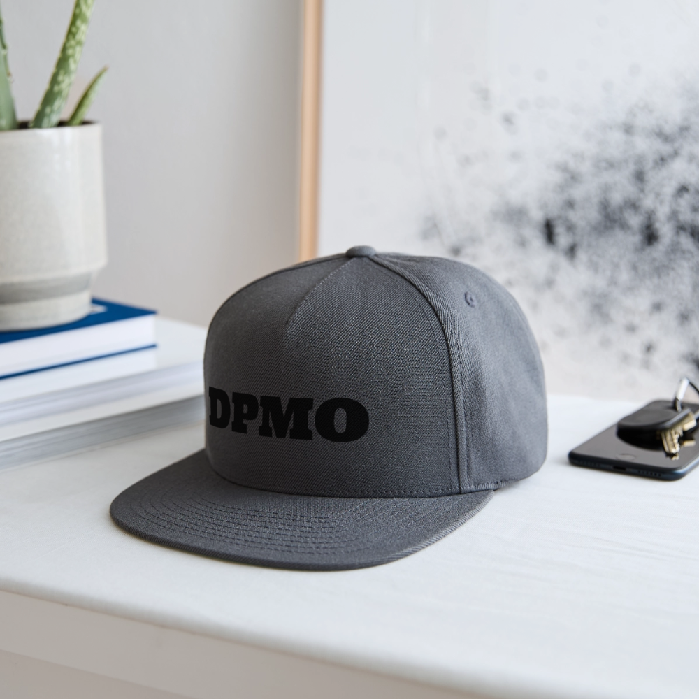 Snapback Baseball Cap DPMO - dark grey