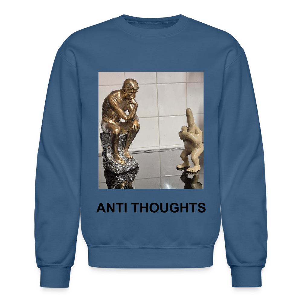 Women's Hoodie ANIT THOUGHTS - indigo blue