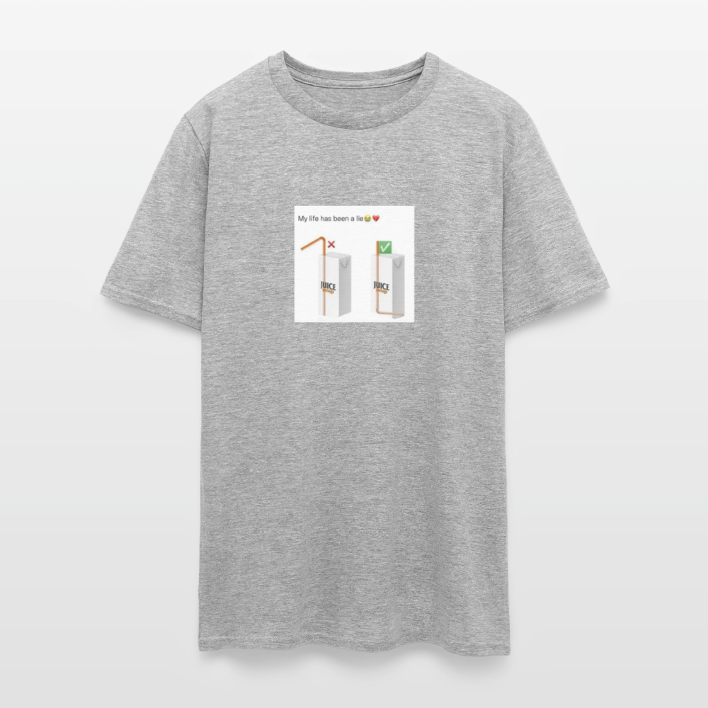 Men's T-Shirt | GILDAN 5000 DIFFRENT DRINK - heather gray