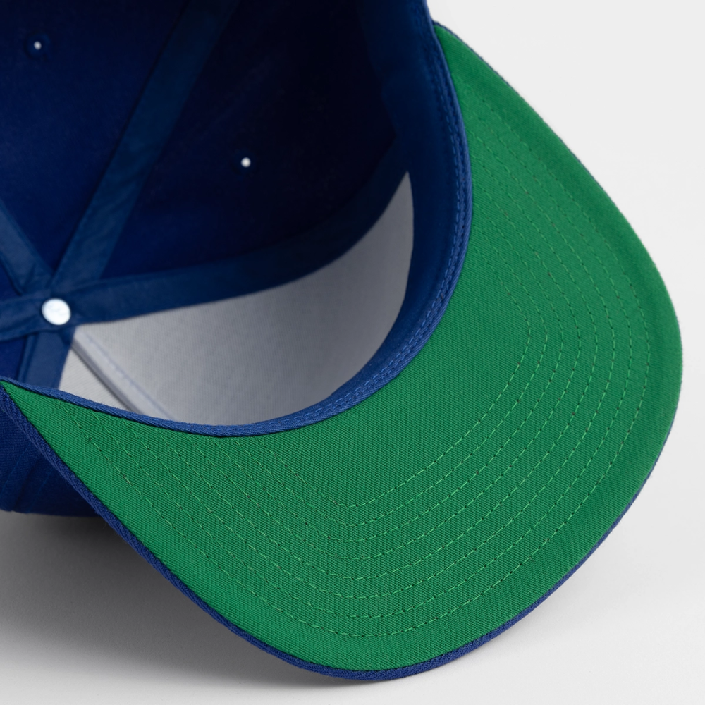 Snapback Baseball Cap ANTI  BACCHANAL - royal blue