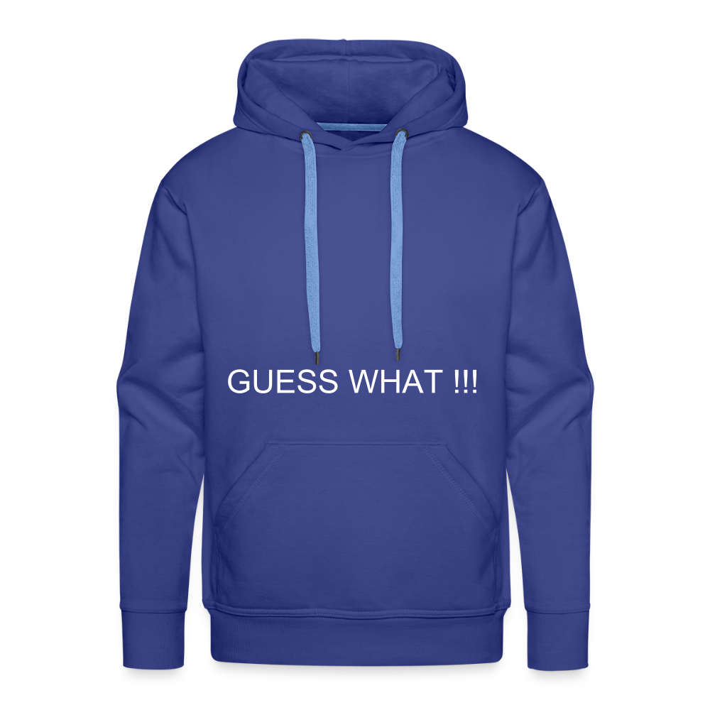 Men’s Premium Hoodie CHIN UP - royal blue