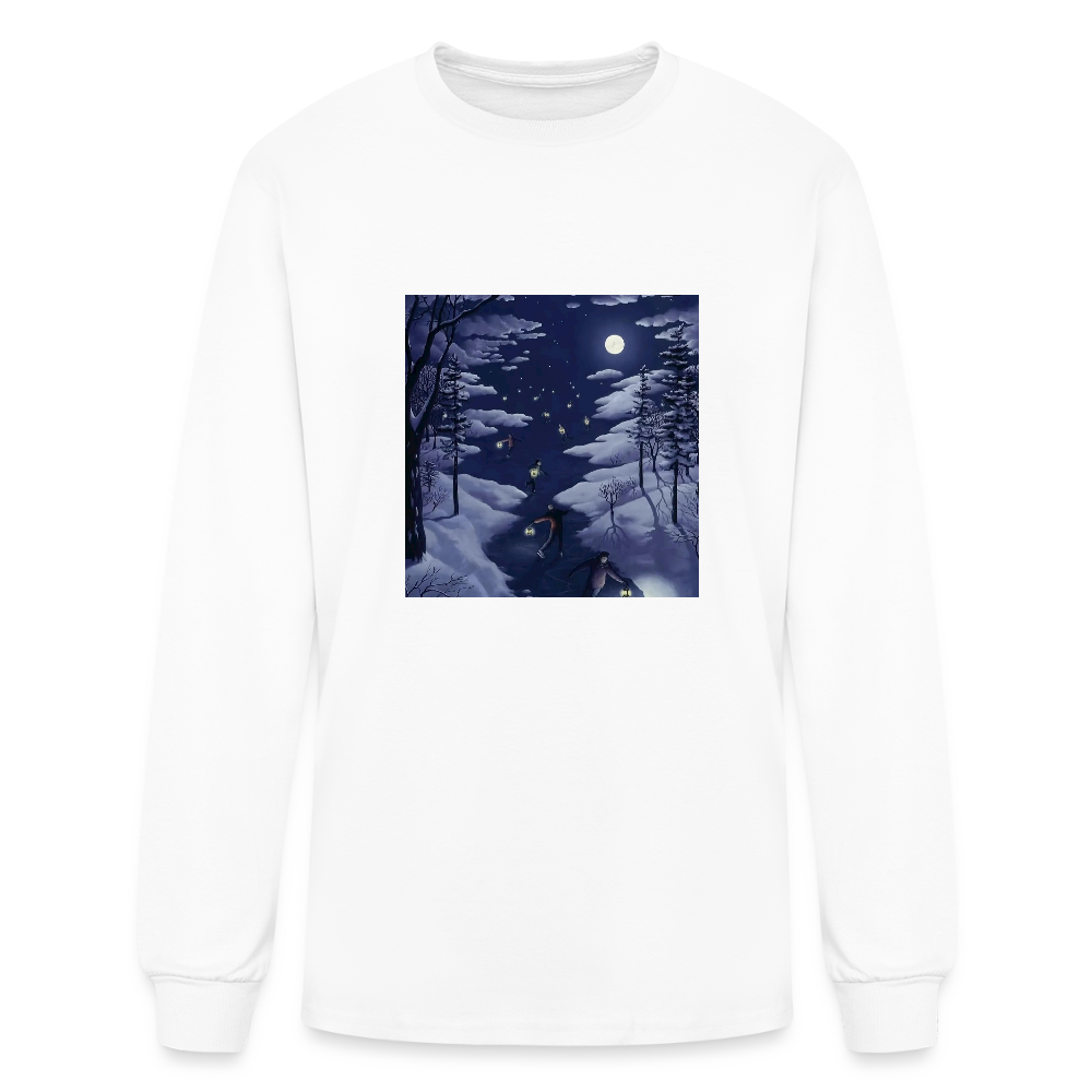 Men's Long Sleeve T-Shirt - white