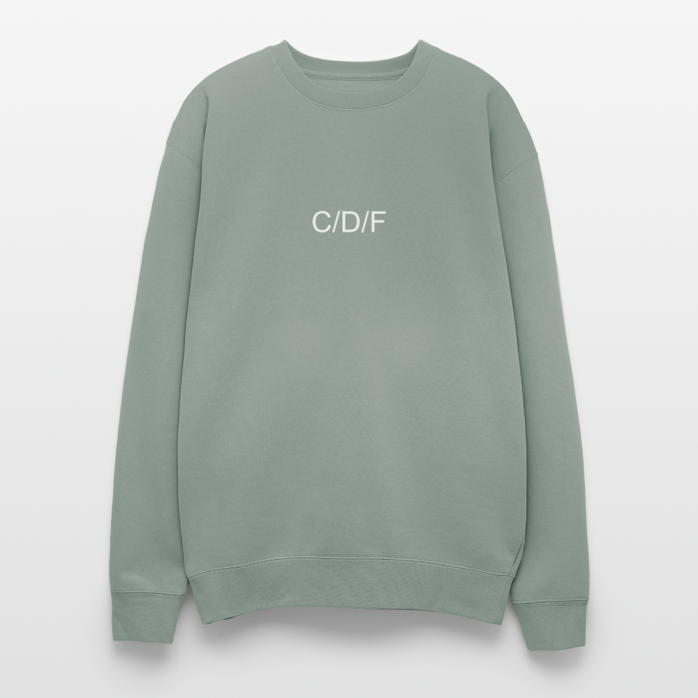 Oversized Crewneck Sweatshirt C/D/F - sage