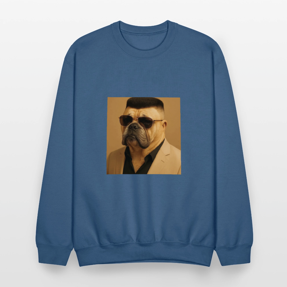 Crewneck Sweatshirt MOB DOG - indigo blue