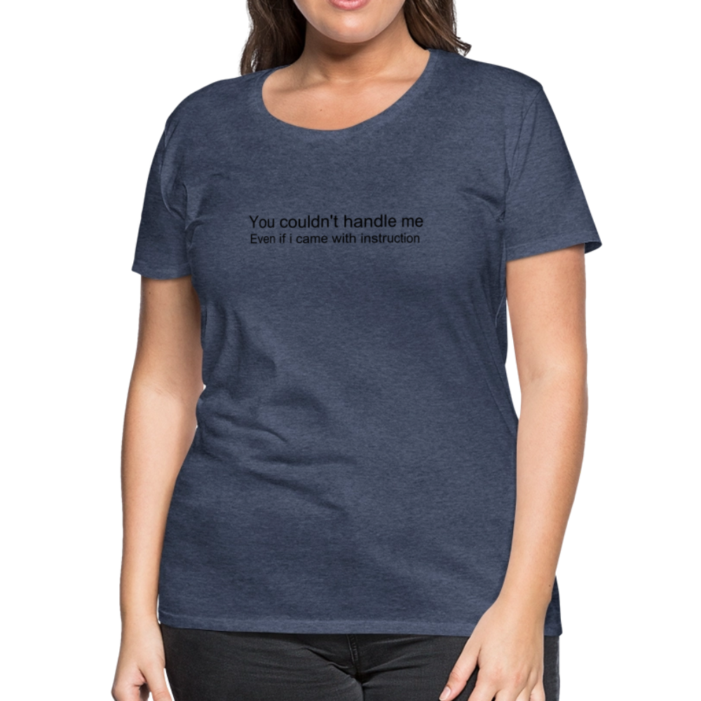 Women’s Premium T-Shirt WOMEN POWER - heather blue