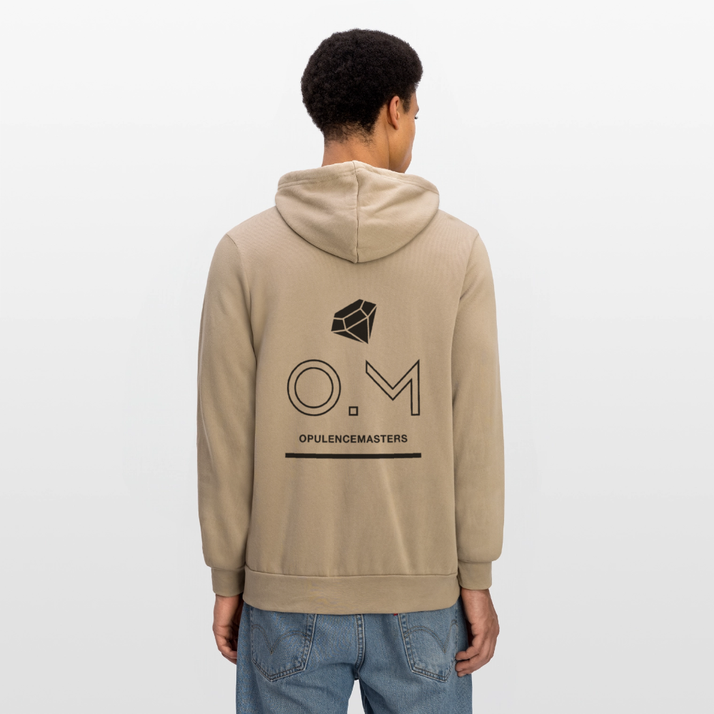 Bella + Canvas Unisex Full Zip Hoodie OPULENCE AP - tan