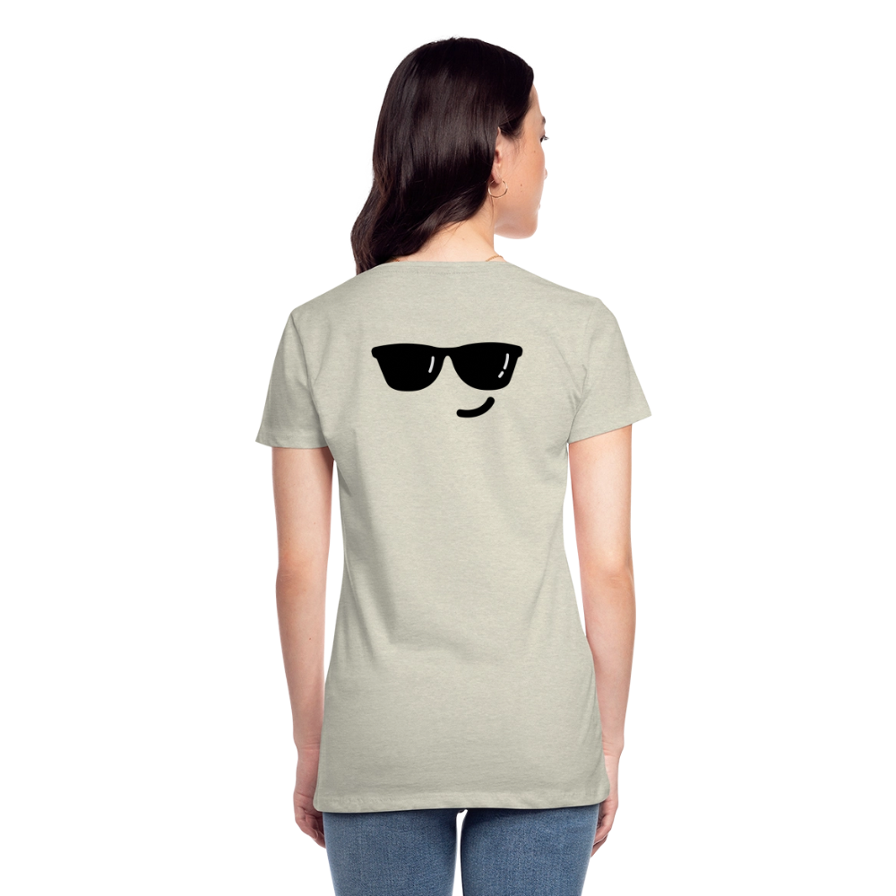 Women’s Premium T-Shirt WOMEN POWER - heather oatmeal