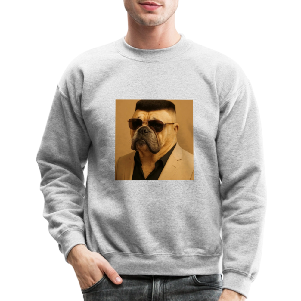 Crewneck Sweatshirt MOB DOG - heather gray