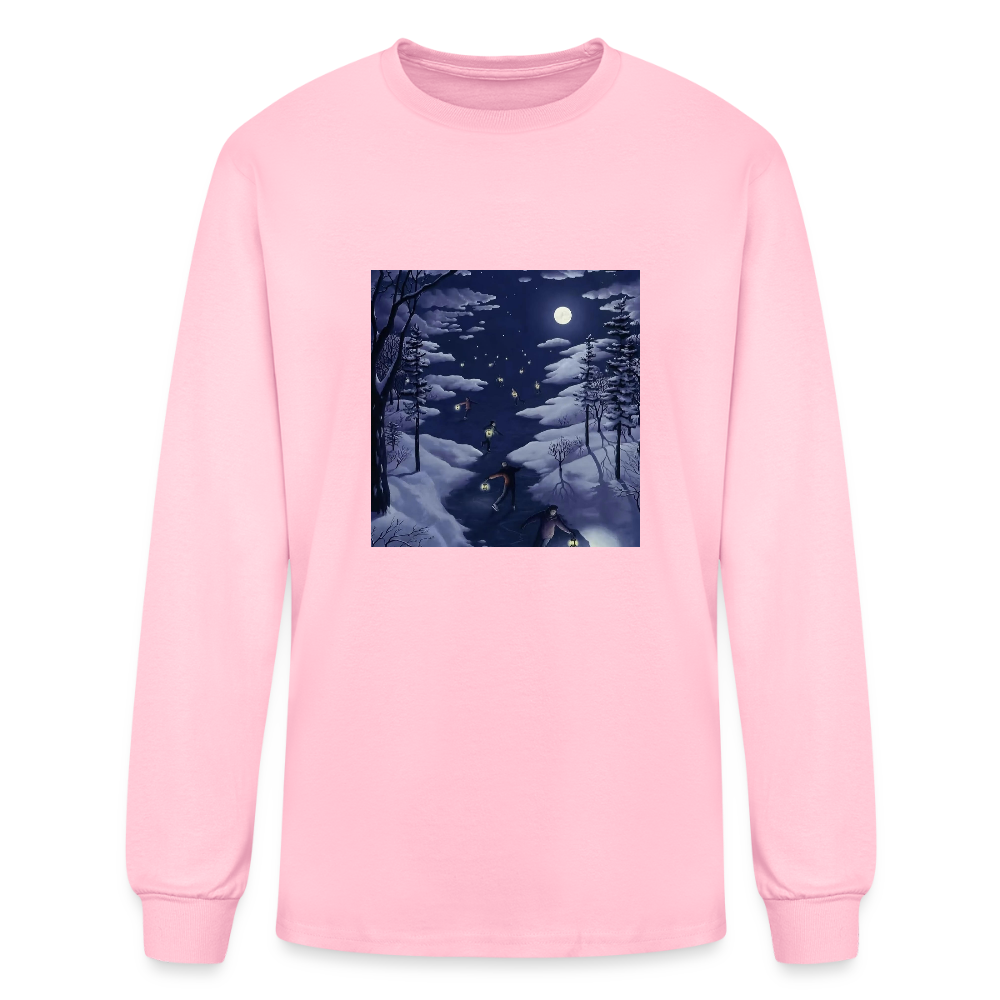 Men's Long Sleeve T-Shirt - pink